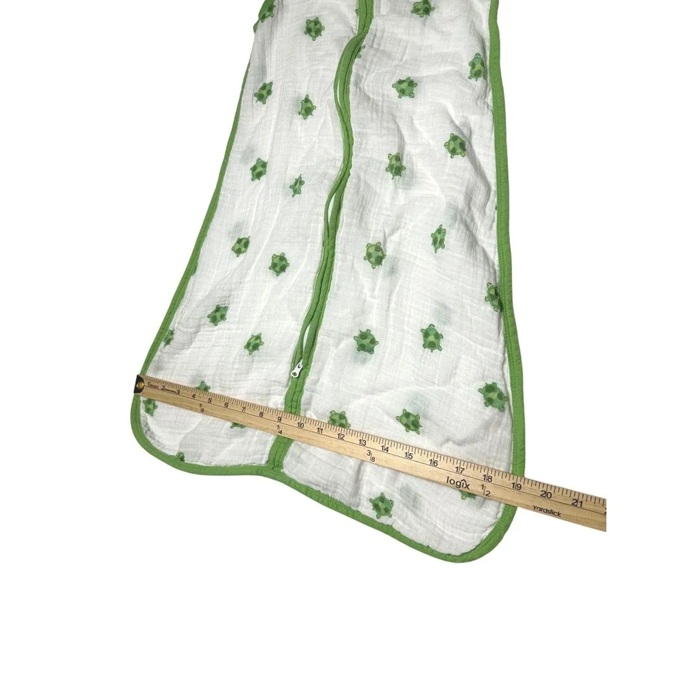 aden + anais Classic Muslin Sleep Sack Turtle Print 0-6M Small Wearable Blanket